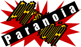 Paranoia logo and sign design