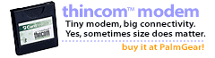 Thincom Modem - Available at PalmGear